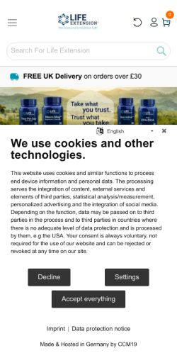 Mobile page screenshot