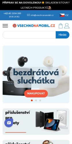 Mobile page screenshot