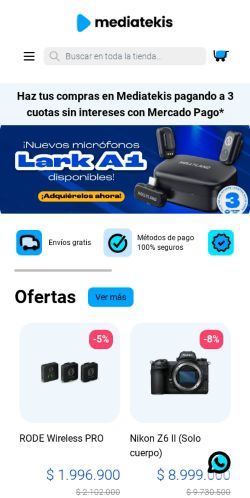 Mobile page screenshot