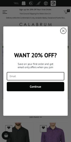 Mobile page screenshot