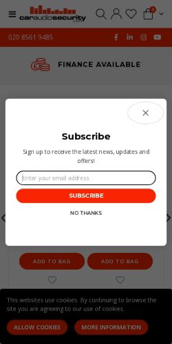 Mobile page screenshot
