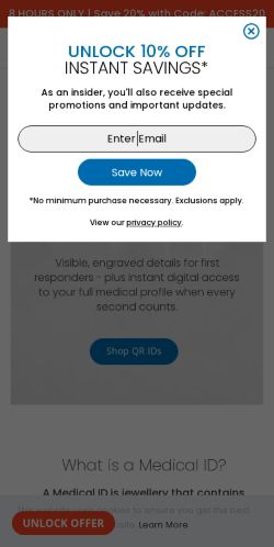 Mobile page screenshot