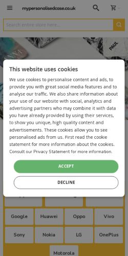 Mobile page screenshot