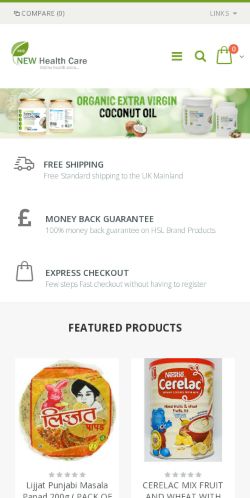 Mobile page screenshot