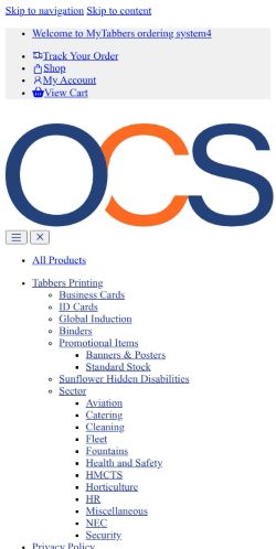 Mobile page screenshot