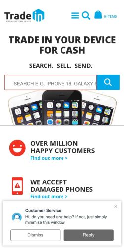 Mobile page screenshot