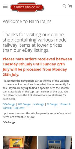 Mobile page screenshot