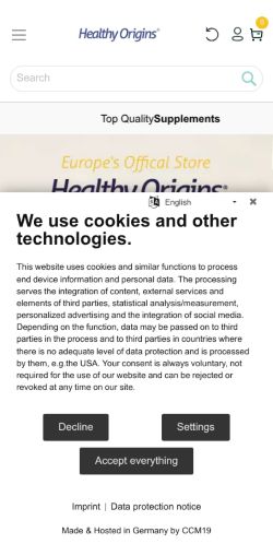 Mobile page screenshot