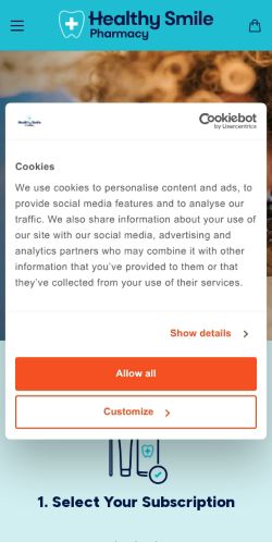 Mobile page screenshot