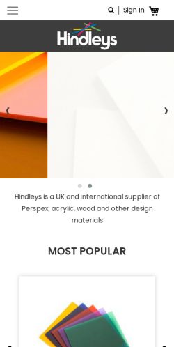 Mobile page screenshot
