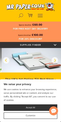 Mobile page screenshot