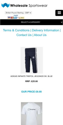 Mobile page screenshot