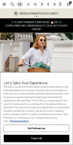 Mobile page screenshot