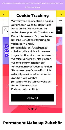 Mobile page screenshot