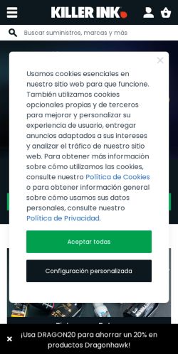 Mobile page screenshot