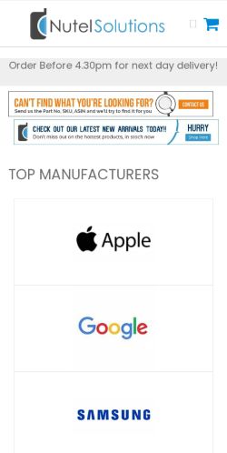 Mobile page screenshot