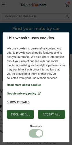 Mobile page screenshot