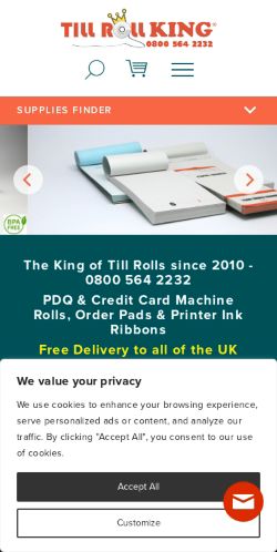 Mobile page screenshot