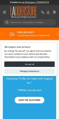 Mobile page screenshot