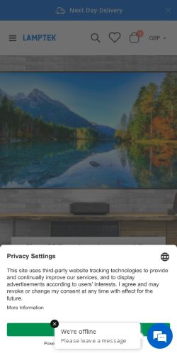 Mobile page screenshot