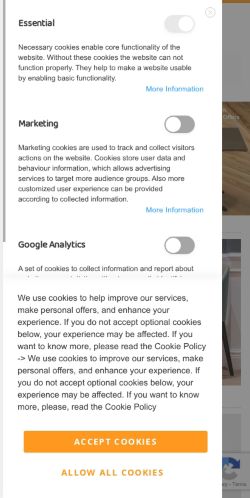 Mobile page screenshot
