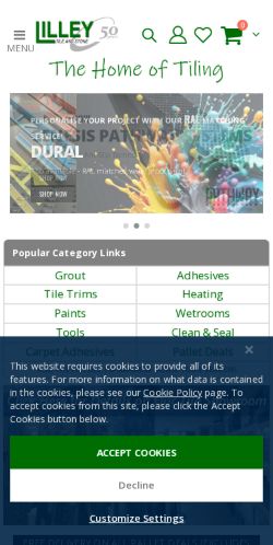 Mobile page screenshot