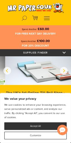 Mobile page screenshot