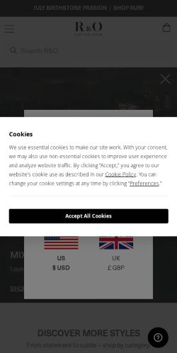 Mobile page screenshot