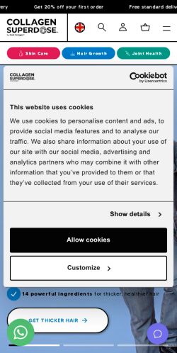 Mobile page screenshot