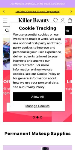 Mobile page screenshot
