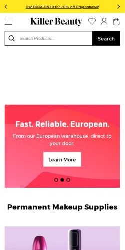 Mobile page screenshot