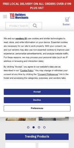 Mobile page screenshot