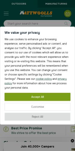 Mobile page screenshot