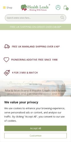 Mobile page screenshot