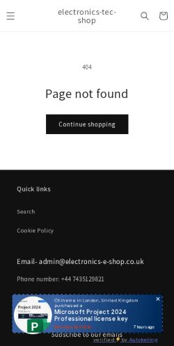 Mobile page screenshot
