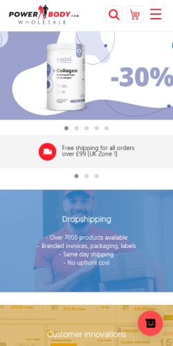 Mobile page screenshot