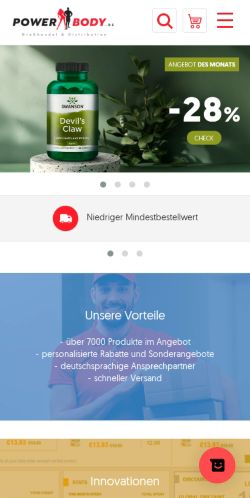 Mobile page screenshot