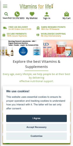 Mobile page screenshot