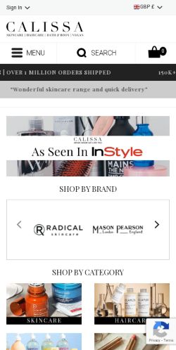 Mobile page screenshot