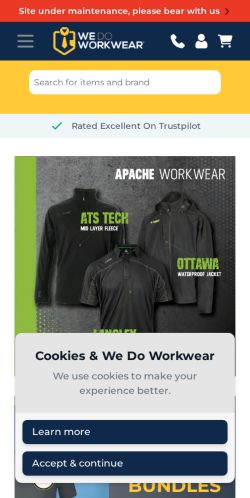 Mobile page screenshot