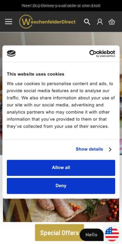 Mobile page screenshot