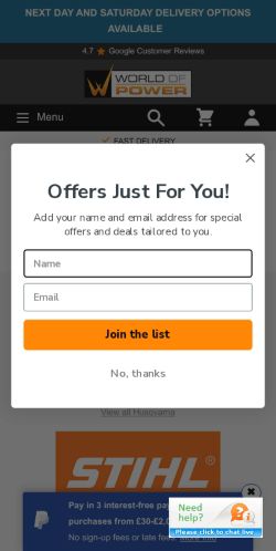 Mobile page screenshot