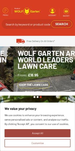 Mobile page screenshot