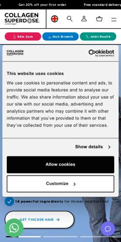 Mobile page screenshot