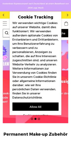Mobile page screenshot