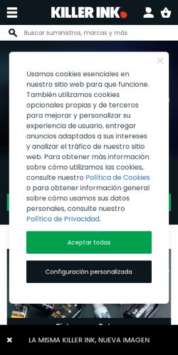 Mobile page screenshot