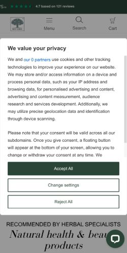 Mobile page screenshot