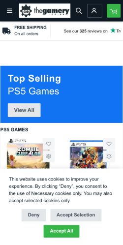Mobile page screenshot