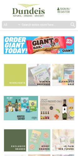 Mobile page screenshot