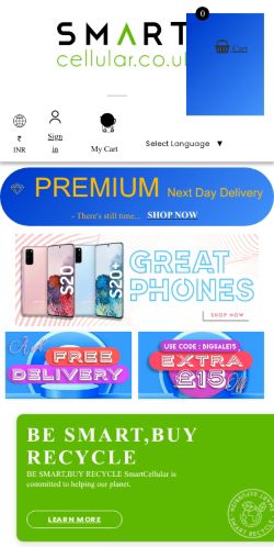 Mobile page screenshot